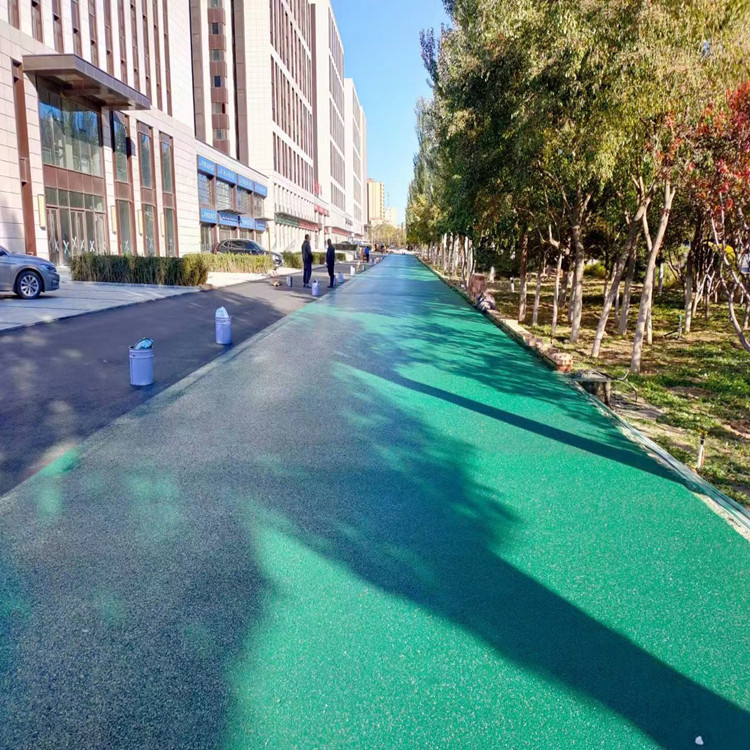北京顺义健康主题公园彩色沥青项目
